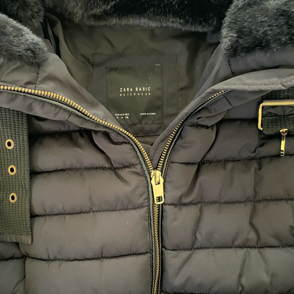 Zara Basic Outerwear Black Jacket - image 2